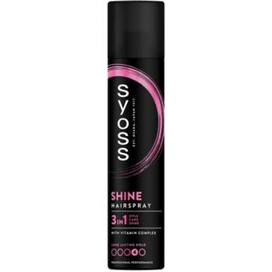 Syoss - 3in1 Shine Haarspray - Hold 4 - 300ml