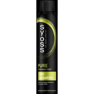 Syoss - Pure Perfume Free - Droogshampoo - 200ml - Siliconenvrij