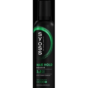 Syoss - 3in1 Max Hold - Styling Mousse - 250ml