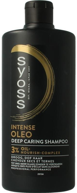 Syoss - Intense Oleo Deep Caring Shampoo - 440ml - 3% Natuurlijke Oliën