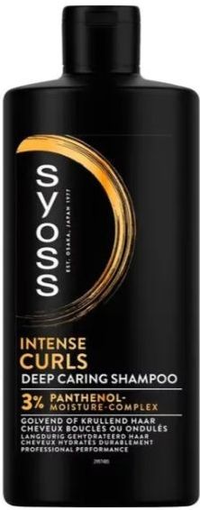 Syoss - Intense Curls - Shampoo - 100% Gerecycled Fles - 3% Panthenol