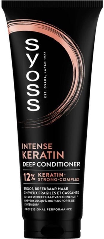 Syoss - Intense Keratin - Conditioner - 250ml - 12% Keratin Strong Complex