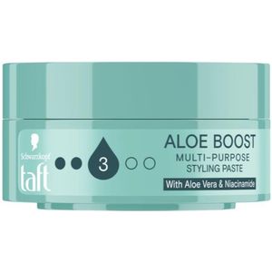 Schwarzkopf - Taft Aloe Boost - Haar Paste - Verrijkt met Aloe Vera en Niacinamide