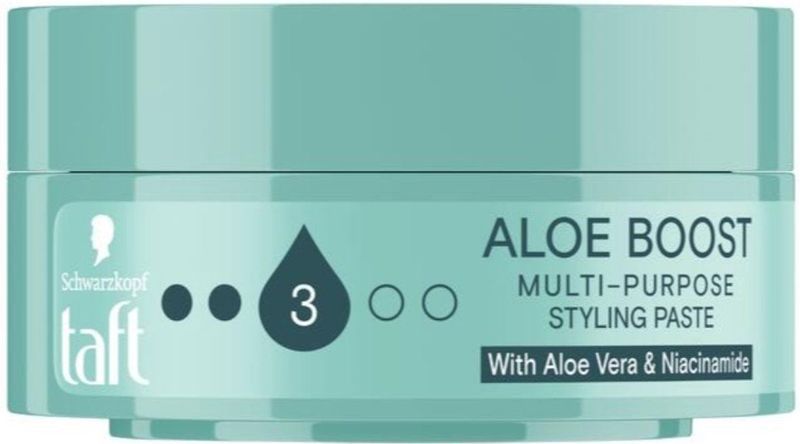 Schwarzkopf - Taft Aloe Boost - Haar Paste - Verrijkt met Aloe Vera en Niacinamide