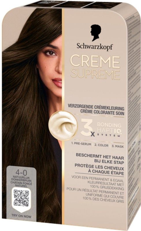 Schwarzkopf - Creme Supreme - Haarkleuring - Verzorgend - 3-Step Bonding System