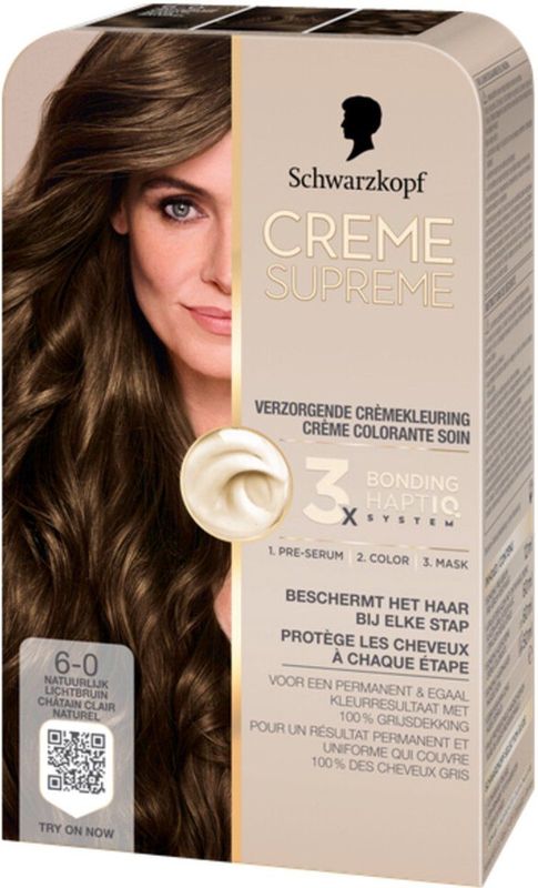 Schwarzkopf - Creme Supreme - Haarkleuring - Verzorgend - 3-Step Bonding System