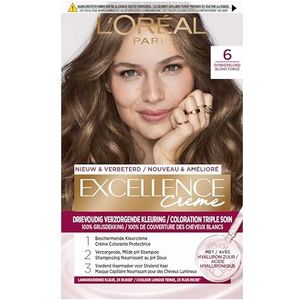 Excellence Crème 6 Donkerblond Permanente Haarverf