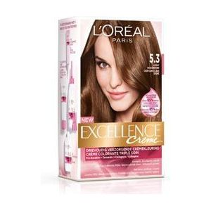 L’Oréal Paris Excellence Creme 5.3 - Licht Goudbruin - Permanente Kleuring