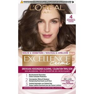 L’Oréal Paris - Excellence Crème - Haarkleuring - 100% Grijsdekking