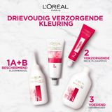 L’Oréal Paris Excellence Crème Zwart 1 - Permanente haarkleuring met tot 100% grijsdekking - Bevat een beschermende crèmekleuring, een zachte pH shampoo en een voedend haarmasker