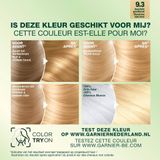 Garnier Nutrisse Ultra Crème Zeer Licht Goudblond 9.3 - Permanente Haarkleuring