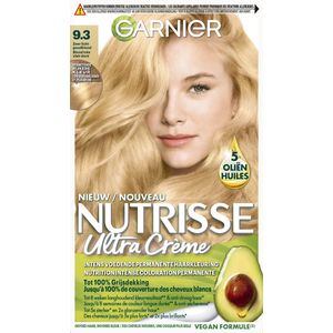 Garnier Nutrisse Ultra Crème Zeer Licht Goudblond 9.3 - Permanente Haarkleuring