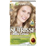 Garnier Nutrisse Ultra Crème Lichtblond 8 - Permanente Haarkleuring