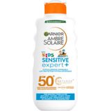 Garnier Ambre Solaire Kids zonnebrandmelk SPF 50+ - Zonnebrand voor de kinderhuid - 200 ml