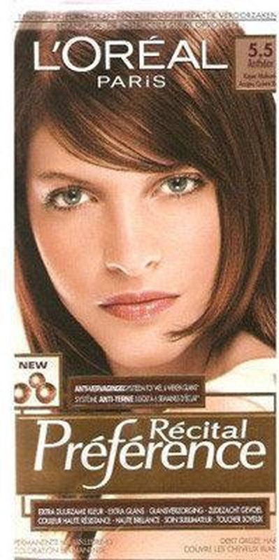 L'oreal Recital Preference Hair dye / 5 .5/ Antheo