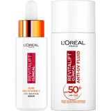 L'Oréal Paris Revitalift Clinical Duo - Revitalift Clinical Serum met 12% Puur Vitamine C 30ml & Revitalift Clinical UV Fluid met SPF50+ 50ml