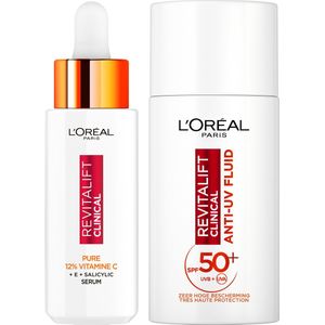 L'Oréal Paris - Revitalift Clinical - Serum en UV Fluid - Vitamine C - Set