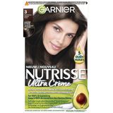 Garnier Nutrisse Nutrisse Ultra Crème haarkleuring - 3 Donkerbruin