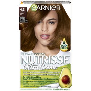 Garnier Nutrisse Ultra Crème 4.3 Goudbruin - Intens voedende permanente haarkleuring