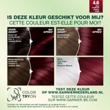 Garnier Nutrisse Ultra Crème 4.6 Diep Rood Middenbruin - Intens voedende permanente haarkleuring