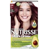 Garnier Nutrisse Ultra Crème haarkleuring - 4.6 Diep Rood Middenbruin