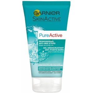 Garnier Pure Active Reinigingsgel Anti-Eters voor een Gemengde Huid - Tegen mee-eters & verstopte poriën - 150 ml