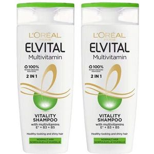L'Oréal Paris Elvital Multivitamines Shampoo 2in1 Duo 2 x 250 ml