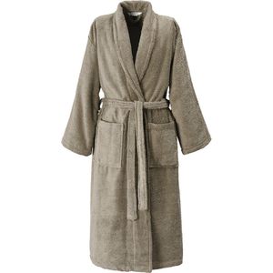 De Witte Lietaer - Badjas Etrusk - Taupe - Unisex - Katoen