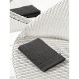 De Witte Lietaer Washandjes, Stéphanie Ebony - 15 x 21 cm - 4 stuks - Katoen