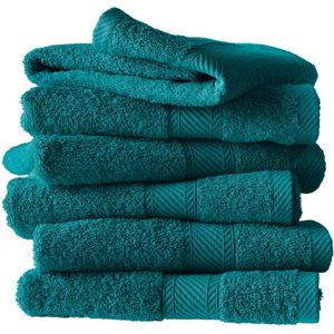 De Witte Lietaer Handdoeken Helene Lake Green 6 stuks Katoen