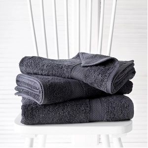 De Witte Lietaer Douchelakens Helene Ebony 70 x 140 cm - 3 stuks - Katoen