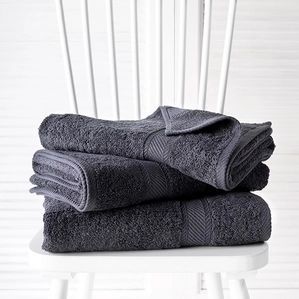 De Witte Lietaer Douchelakens Helene Ebony 70 x 140 cm - 3 stuks - Katoen