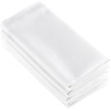 De Witte Lietaer Servetten Kalahari 50 Cm Katoen Wit 4 Stuks