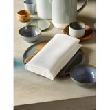 De Witte Lietaer Servetten Kalahari 50 Cm Katoen Wit 4 Stuks