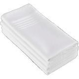 De Witte Lietaer Servetten Deauville 51x51 Cm Katoen Wit 4 Stuks