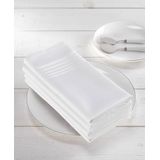 De Witte Lietaer Servetten Deauville 51x51 Cm Katoen Wit 4 Stuks