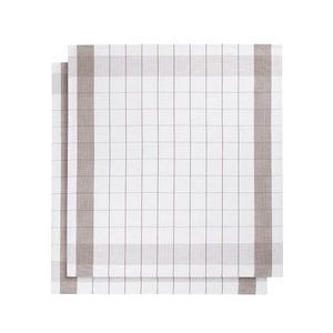 De Witte Lietaer Theedoek Glazendoek - 2 stuks - 68 x 68 cm - Katoen Linnen
