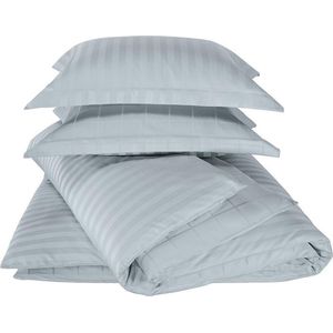 De Witte Lietaer Bettbezug Baumwolle Satin Zygo - Einzel - 140 x 220 cm - Blau