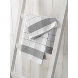 De Witte Lietaer Theedoek Glazendoek 2 stuks Katoen Linnen