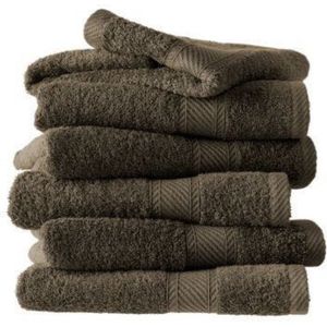 De Witte Lietaer - Helene - Handdoeken - Bruin - Set van 6