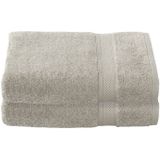 De Witte Lietaer Badhanddoek Stephanie 70 X 140 Cm Paars 2 Stuks