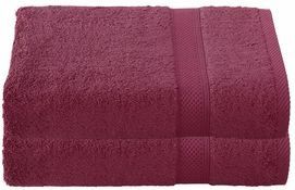 De Witte Lietaer Badhanddoek Stephanie 70 X 140 Cm Paars 2 Stuks