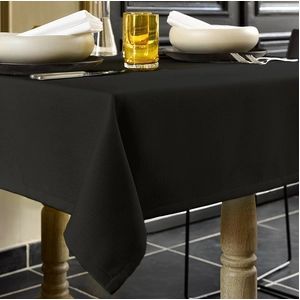 De Witte Lietaer - Gibson - Tafellaken - Zwart - 100% Polyester - 145 x 310 cm