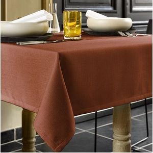 De Witte Lietaer Tafellaken Rond, Terracotta - Ø 190 cm - 100% Polyester