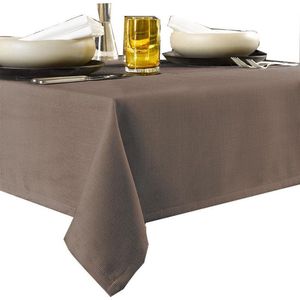 Tafellaken De Witte Lietaer Gibson Walnut-Ø 210 cm