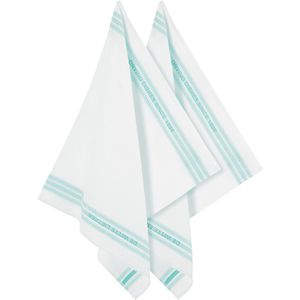 Glazendoek De Witte Lietaer Dish Aqua (2 stuks)