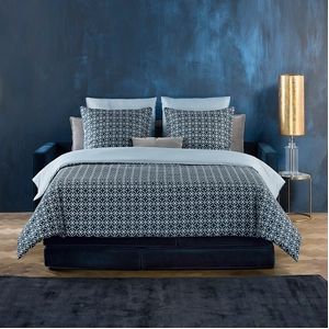 De Witte Lietaer Dekbedovertrek Katoen Satijn Nickel - Tweepersoons -200 x 200/220 cm - Blauw