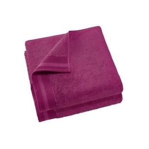 Douchelaken De Witte Lietaer Contessa Aubergine (70 x 140 cm)(set van 2)