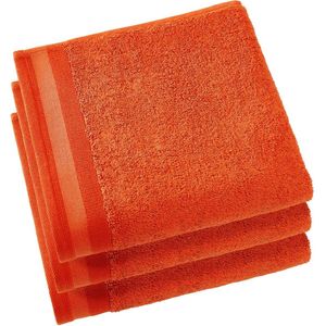 De Witte Lietaer Contessa Handdoek Set van 3 Burnt Orange