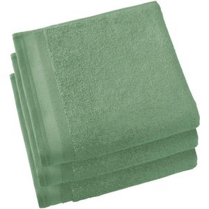 Handdoek De Witte Lietaer Contessa Sea Green (50 x 100 cm)(set van 3)